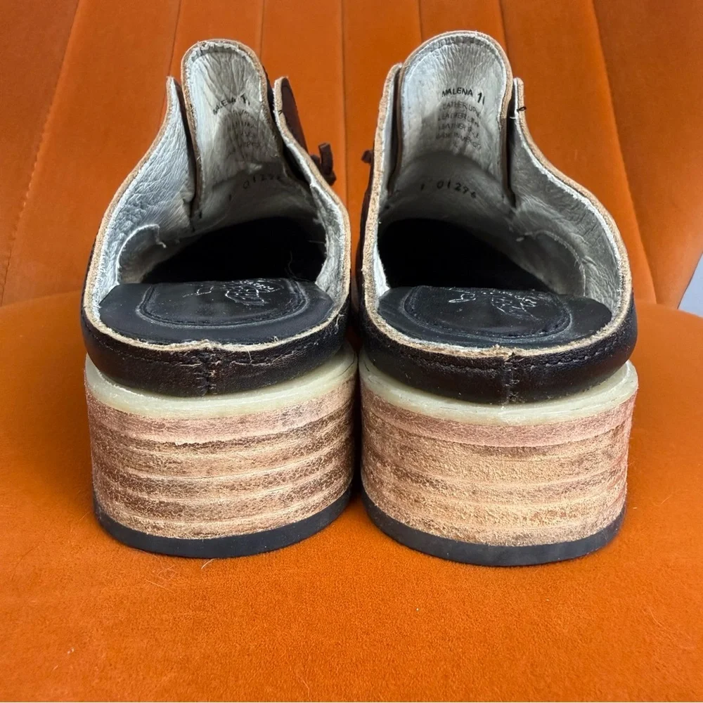Freebird by Steven Black Leather Slip-On Mules - Picture 7 of 7